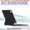Bluetooth Keyboard Case with Touchpad for iPad Pro, Air & Standard Models
