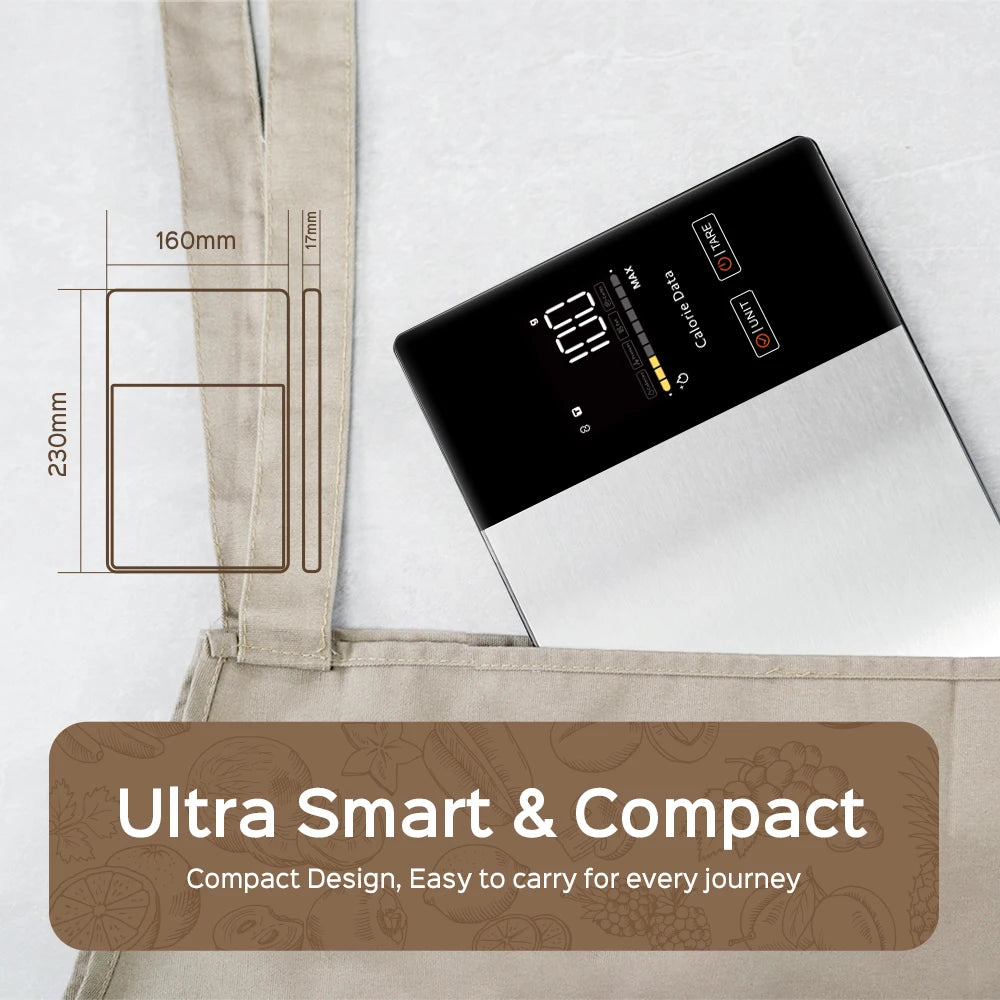 Smart Nutrition Kitchen Scale with Bluetooth App