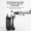 Heavy-Duty Cable Bike Lock with Mounting Bracket and 2 Keys