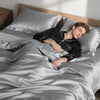Housse de Couette en Satin de Soie Premium