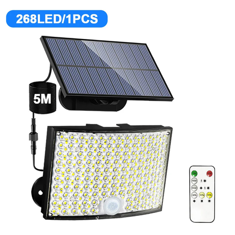 Projecteur solaire à détection de mouvement