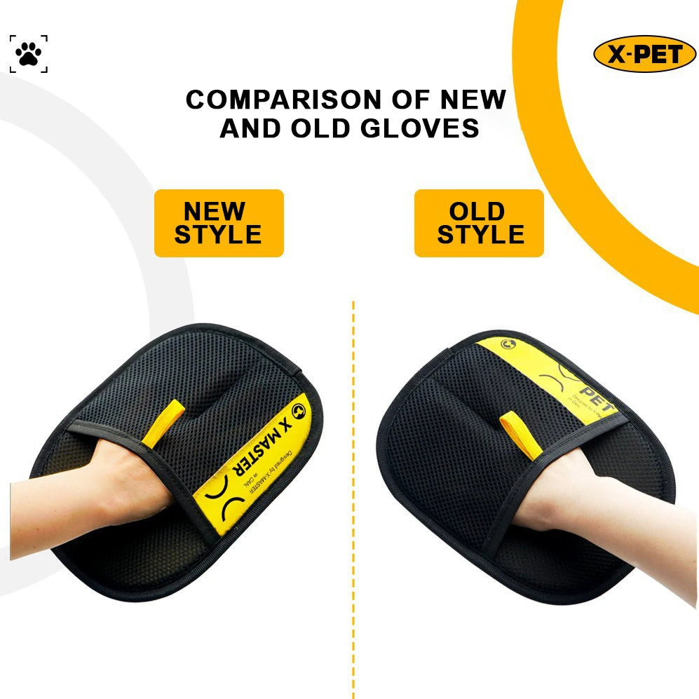 Pet Hair Removal Grooming Gloves