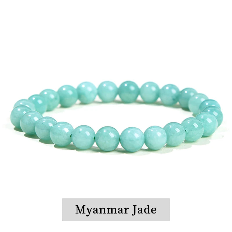 Natural Stone Beaded Bracelet