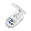 Portable Pill Cutter and Storage Box with Dustproof Lid