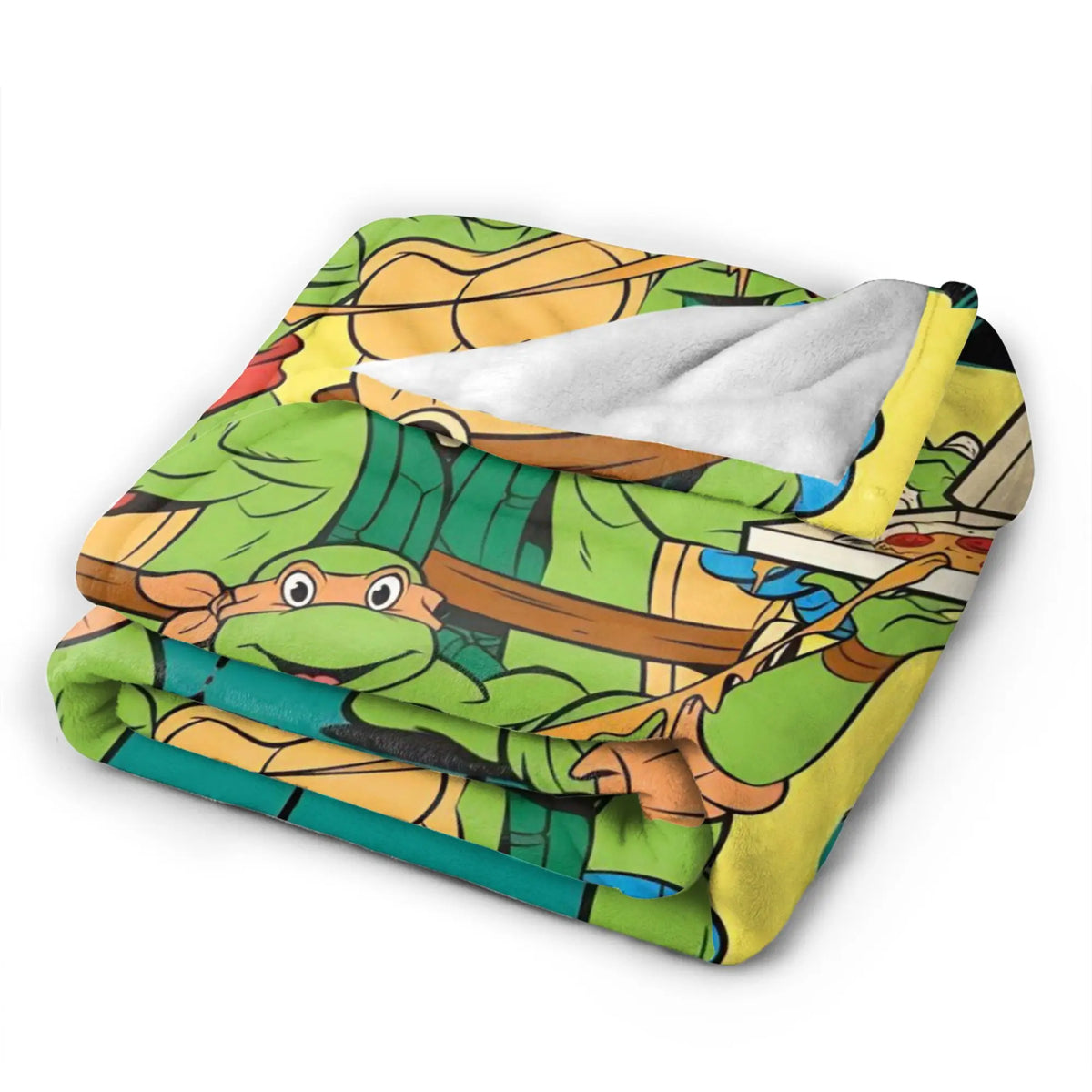 TMNT Graphic Flannel Throw Blanket