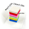 A stack of colorful silicone diamond painting clay blocks showing various colors and dimensions.