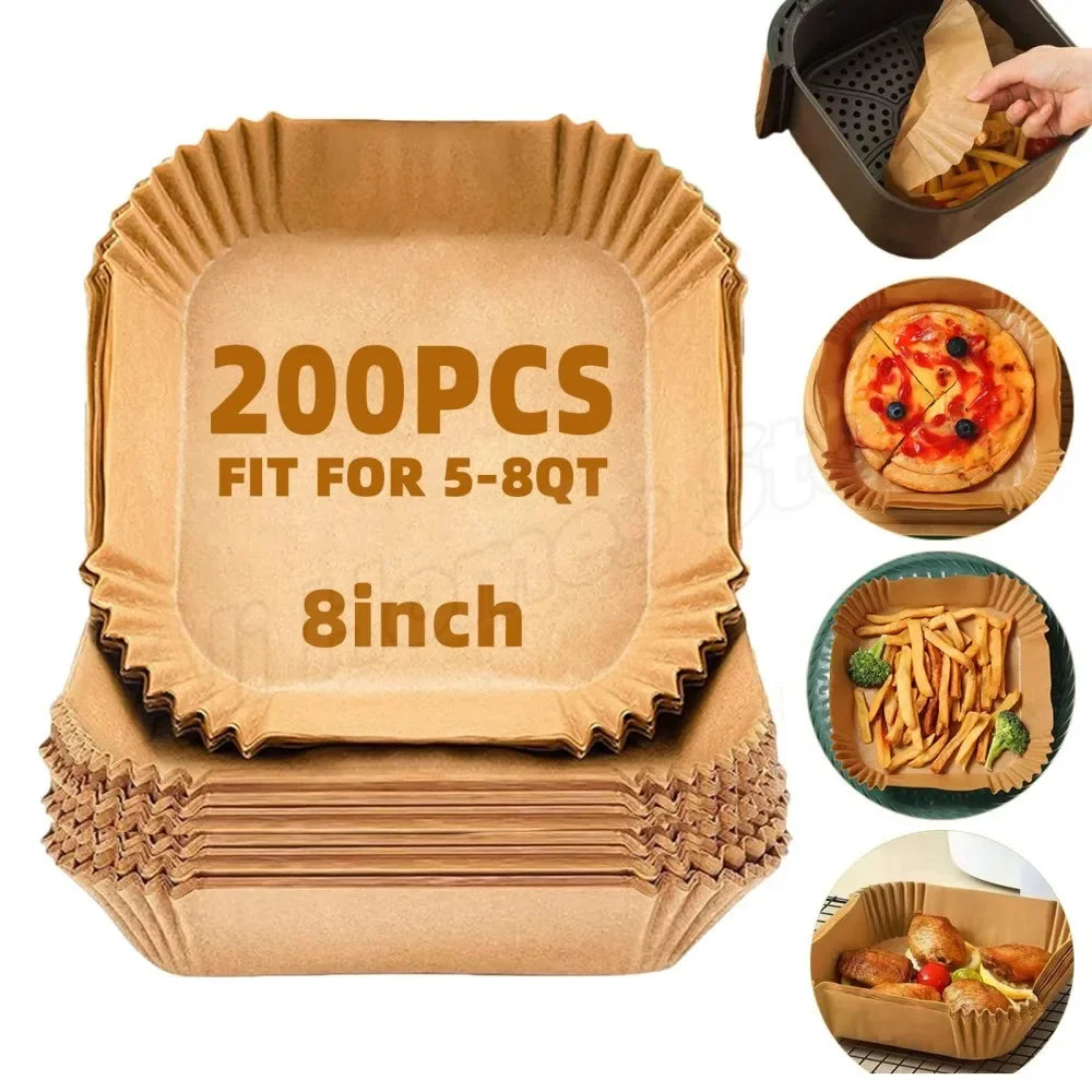 Disposable Air Fryer Paper Liners – Nonstick & Greaseproof