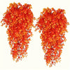 Artificial Flower Hanging Decorations for Autumn and Halloween (Set of 2)