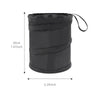 Waterproof Car Trash Can with Lid and Side Pocket