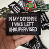 Tactical Military Iron-On Patch with Slogan – Embroidered Badge for DIY Clothing