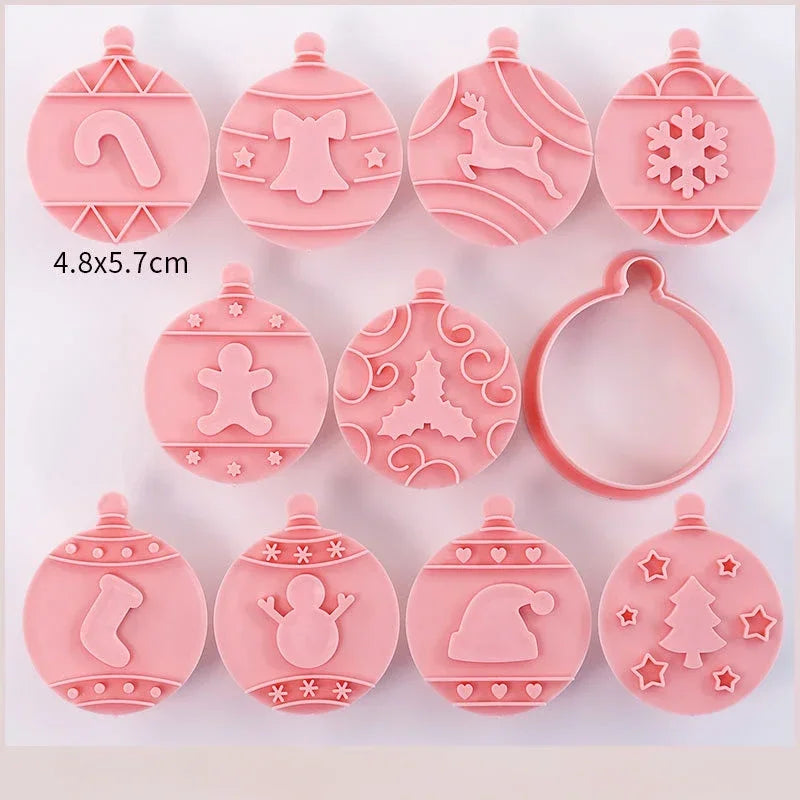 10-Piece Christmas Cookie Cutter Set