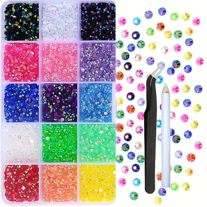 Resin Rhinestone Gems for DIY Crafts