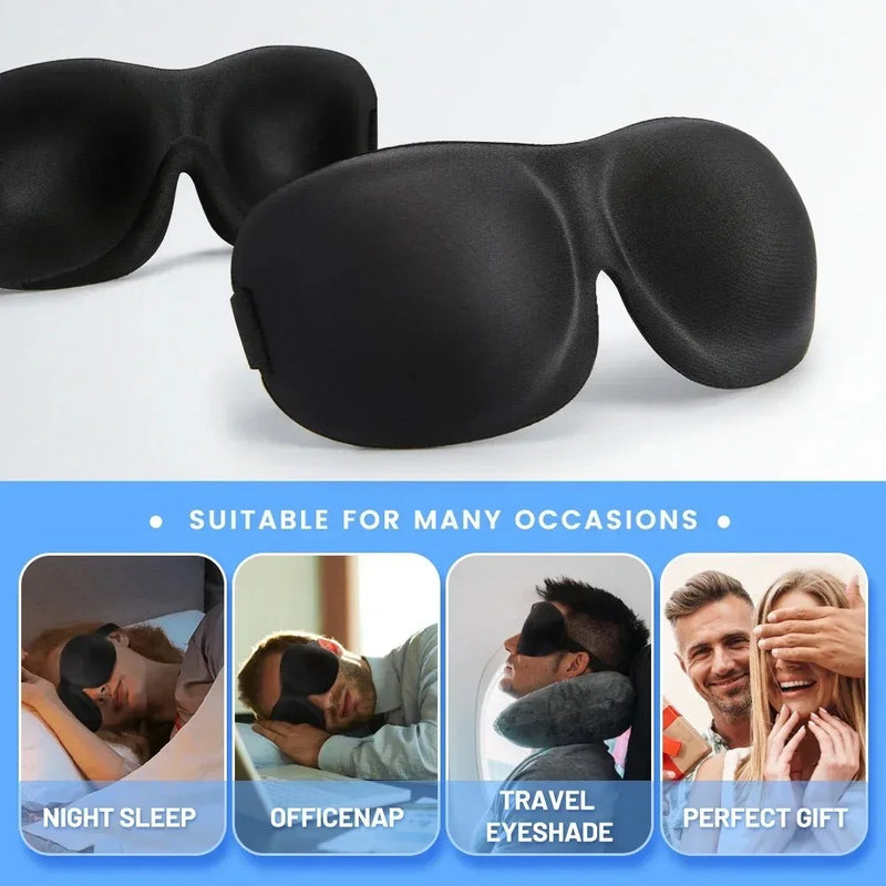 3D Contour Sleep Mask with Memory Foam
