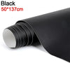Roll of black self-adhesive leather repair tape measuring 50 by 137 cm