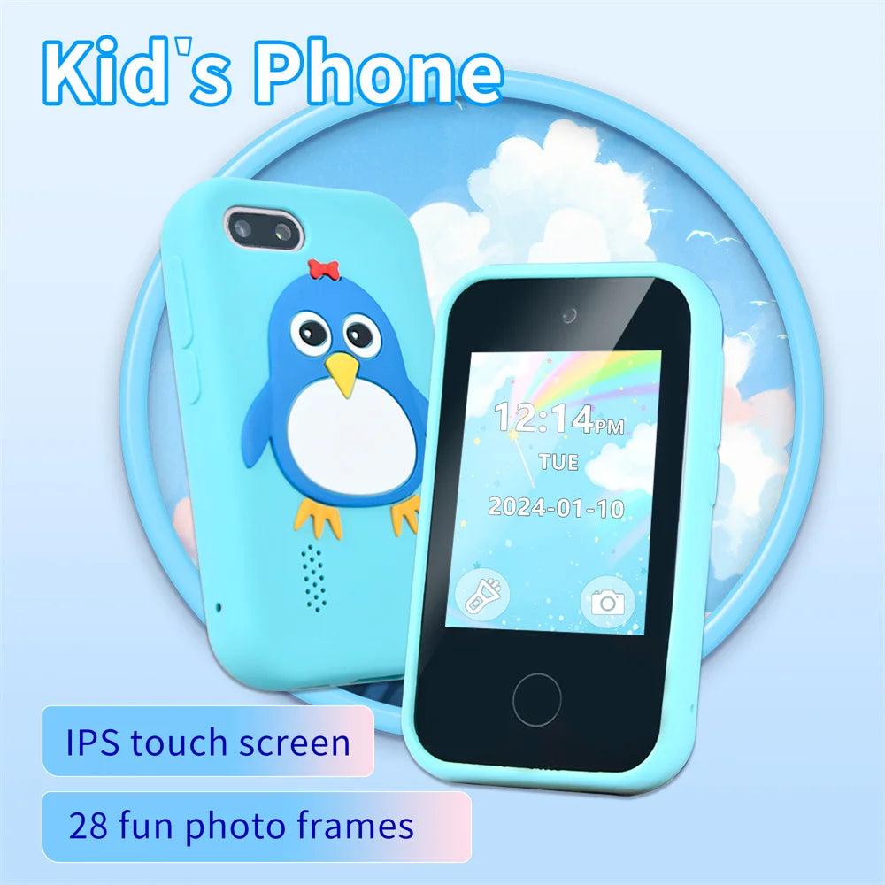 Kids Touchscreen Learning Phone with Games and Music
