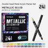 Dual-Tip Acrylic Paint Marker Set