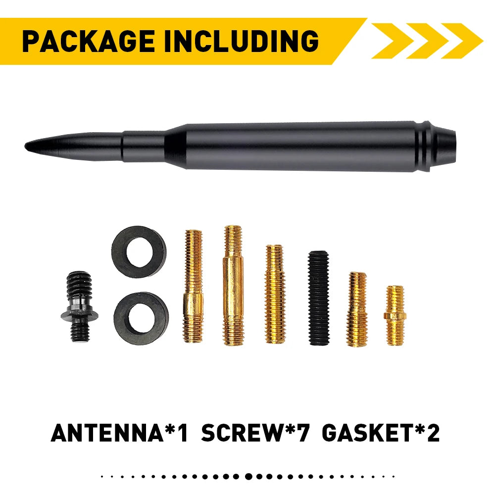 Compact 14cm Bullet Car Antenna for AM/FM Reception