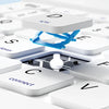 Magnetic Keyboard Case for iPad with Protective Stand Cover