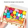 Montessori Wooden Color & Shape Matching Puzzle for Toddlers