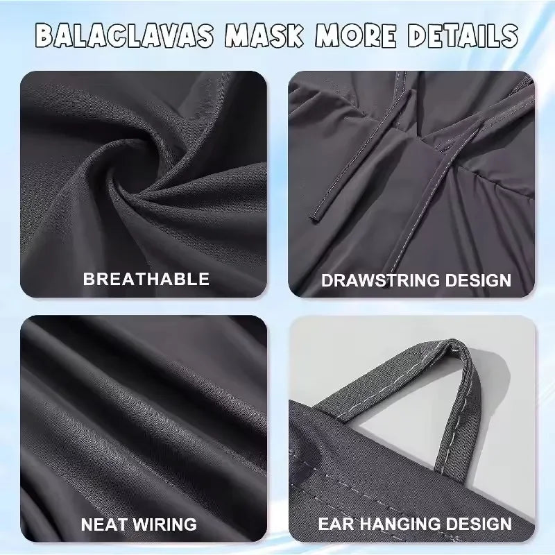UV Protection Balaclava Face Mask with Neck Cover