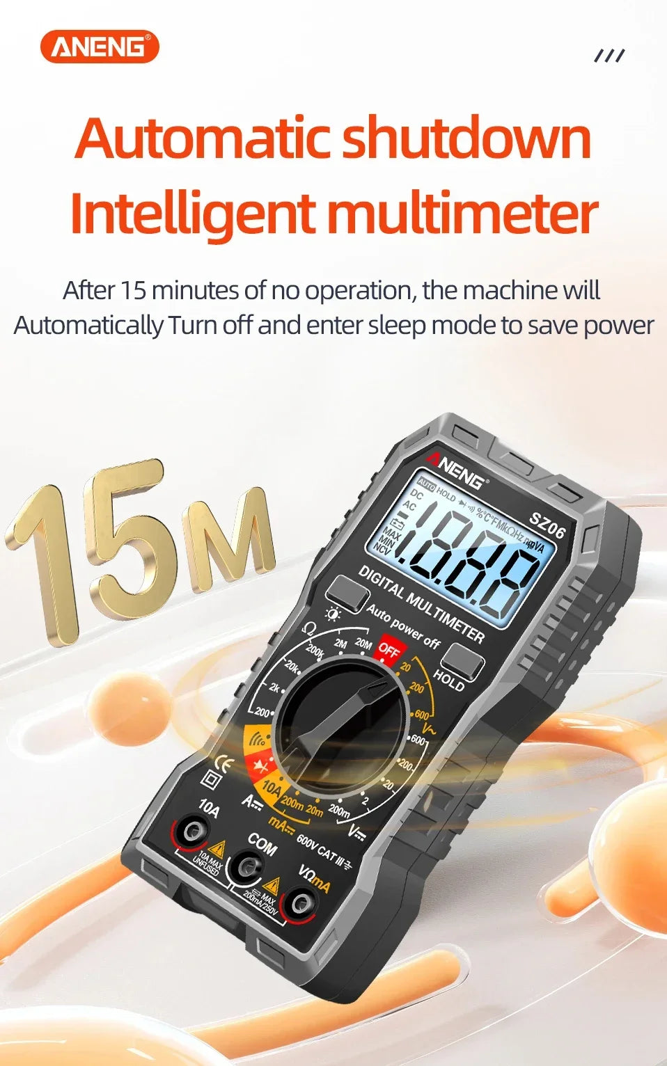Compact Digital Multimeter with 2000-Count Accuracy for Home and Electrical Work