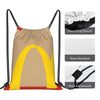 Recycled Kraft Paper Drawstring Backpack