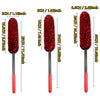 Bendable Wheel Cleaning Brush Set for Car Rims and Tires