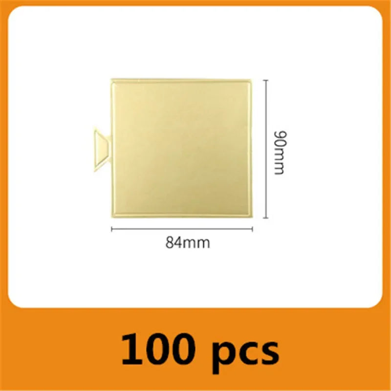 Gold Mini Cake Boards for Desserts & Pastry Display