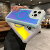 Laser Dazzling Magnetic Armor Case for iPhone with Dual-Layer Protection
