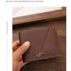 Slim RFID-Blocking Leather Bifold Wallet with Cash Clip