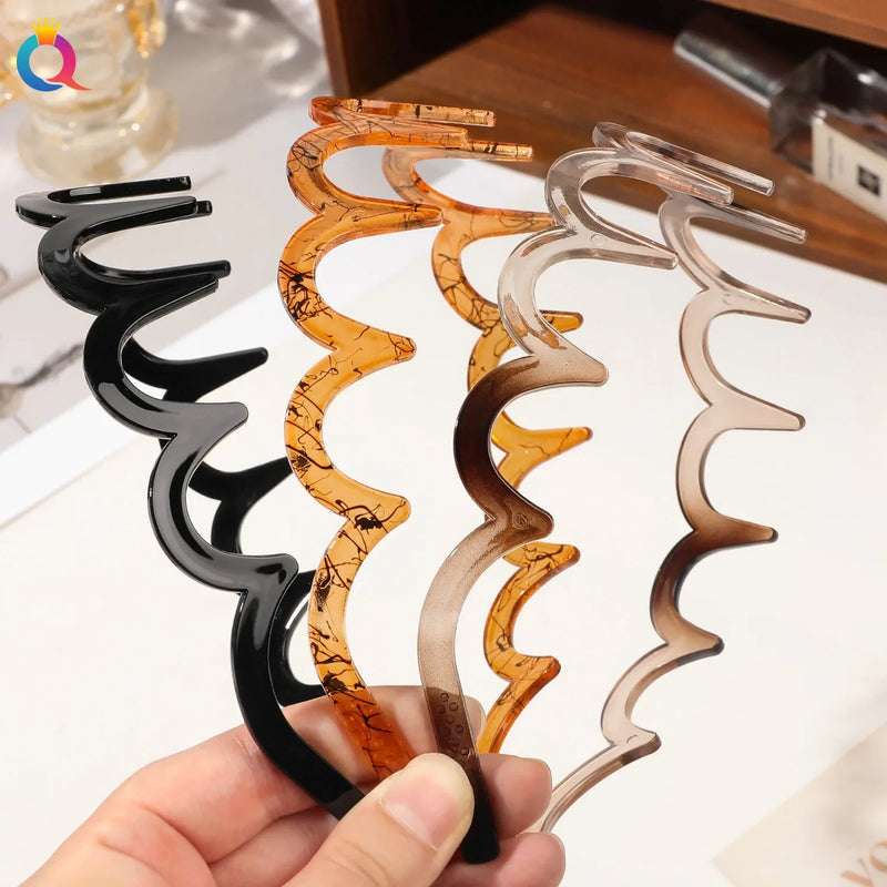 Acetate Toothed Hair Band for Women