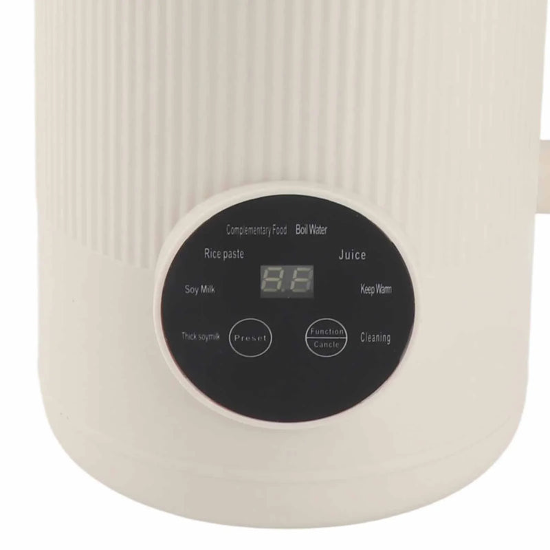 1200ml Electric Nut Milk Maker Timer Automatic Cleaning Insulated Multifunctional Soybean Milk Machine for Fruits Vegetable 110V