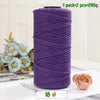 100% Cotton Hollow Yarn for Knitting & Crochet