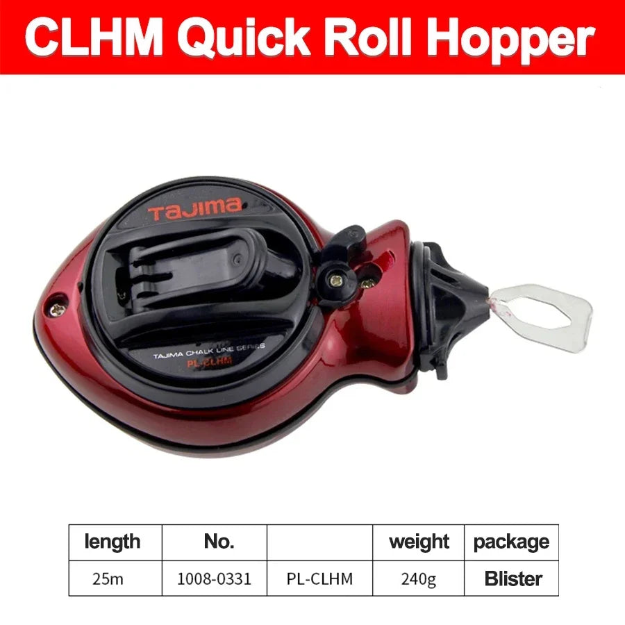 Professional Powder Chalk Reel with Durable Aluminum Housing