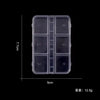 Clear 28-Slot Craft Organizer for Nail Art, Jewelry, and Small Supplies