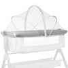 Breathable Bassinet and Travel Crib Cover with Zipper