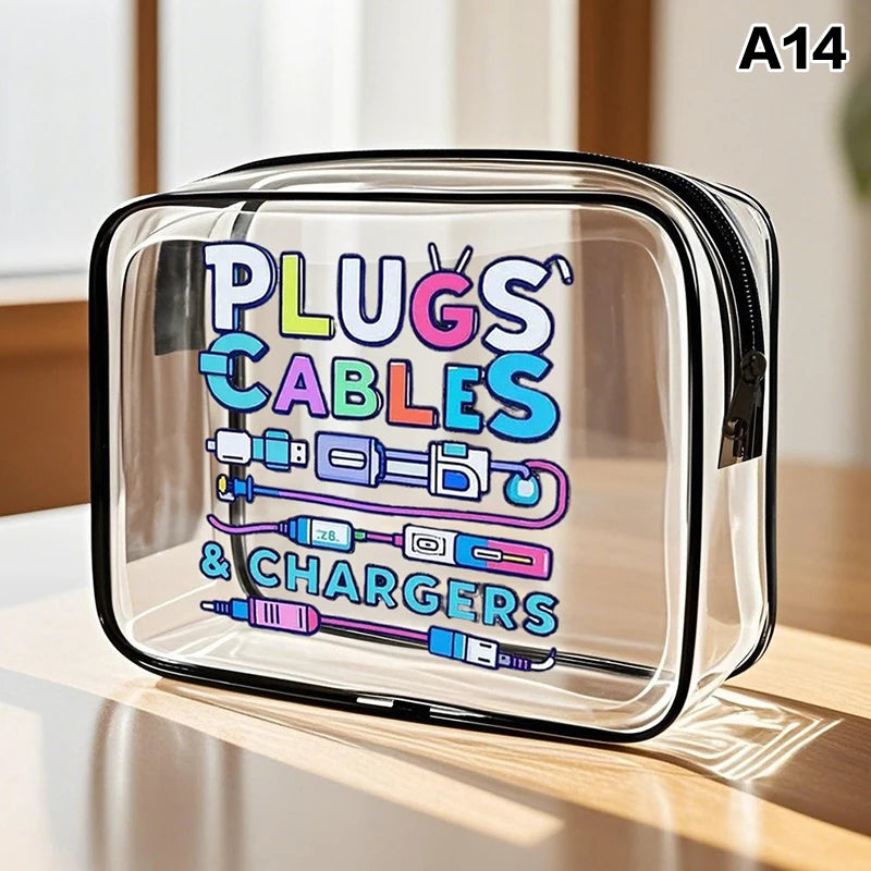Large Capacity Travel Cosmetic Bag with Multifunctional Storage