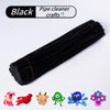 Black pipe cleaners craft set with various animal shapes