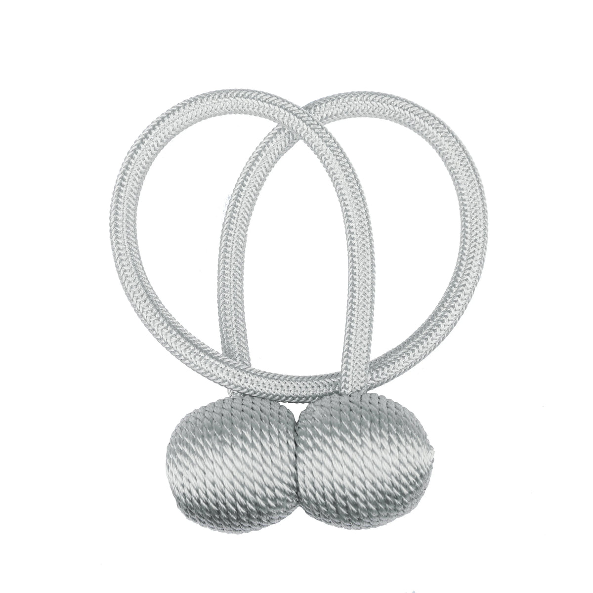 Magnetic Curtain Tiebacks with Decorative Ball Buckle