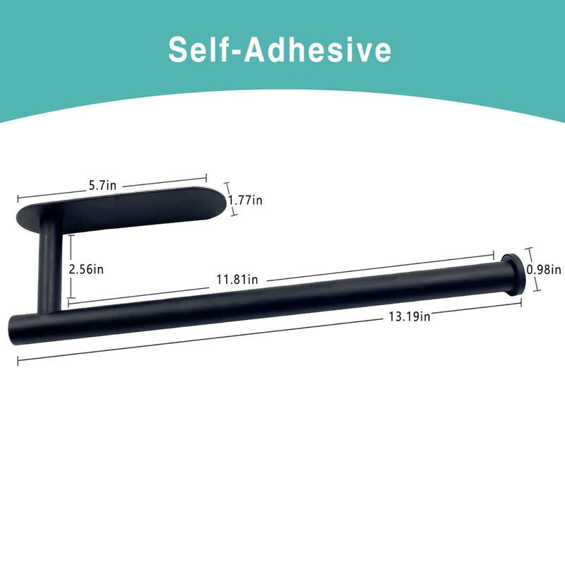 Adhesive Wall-Mounted Paper Towel & Napkin Holder