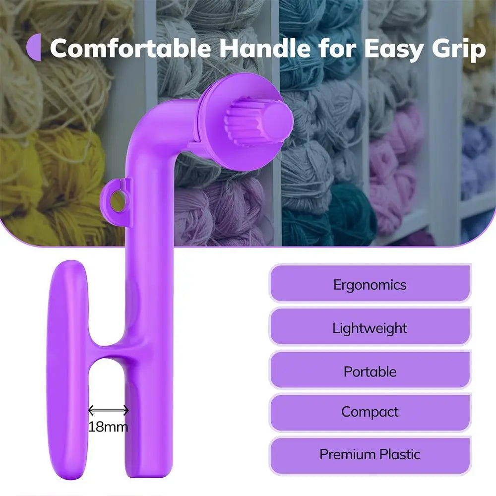 3-in-1 Crochet Tension Regulator & Magic Ring Tool