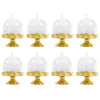 Mini Candy Cupcake Stand Holder with Clear Dome Lid