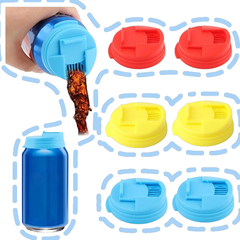 Reusable Silicone Can Covers (6-Pack)