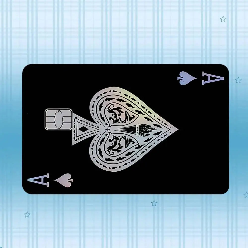 Holographic Card Skin Stickers (4-Pack) – Waterproof, Scratch-Resistant