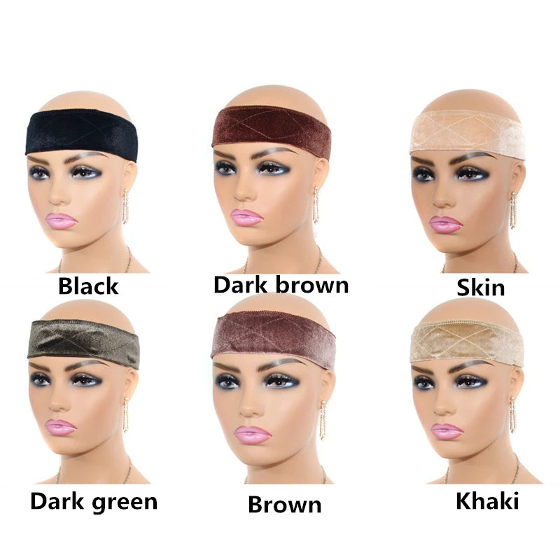 Adjustable Velvet Wig Grip Band