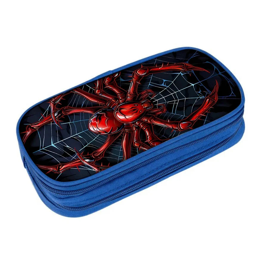 Kids Cartoon Spider Double-Layer Pencil Case
