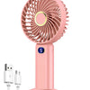 Portable Rechargeable Handheld Fan with Digital Display