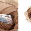 Soft Corduroy Diaper Backpack with Large Capacity