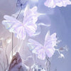 Lifelike 3D Silk Butterfly Decoration for Events and Photography