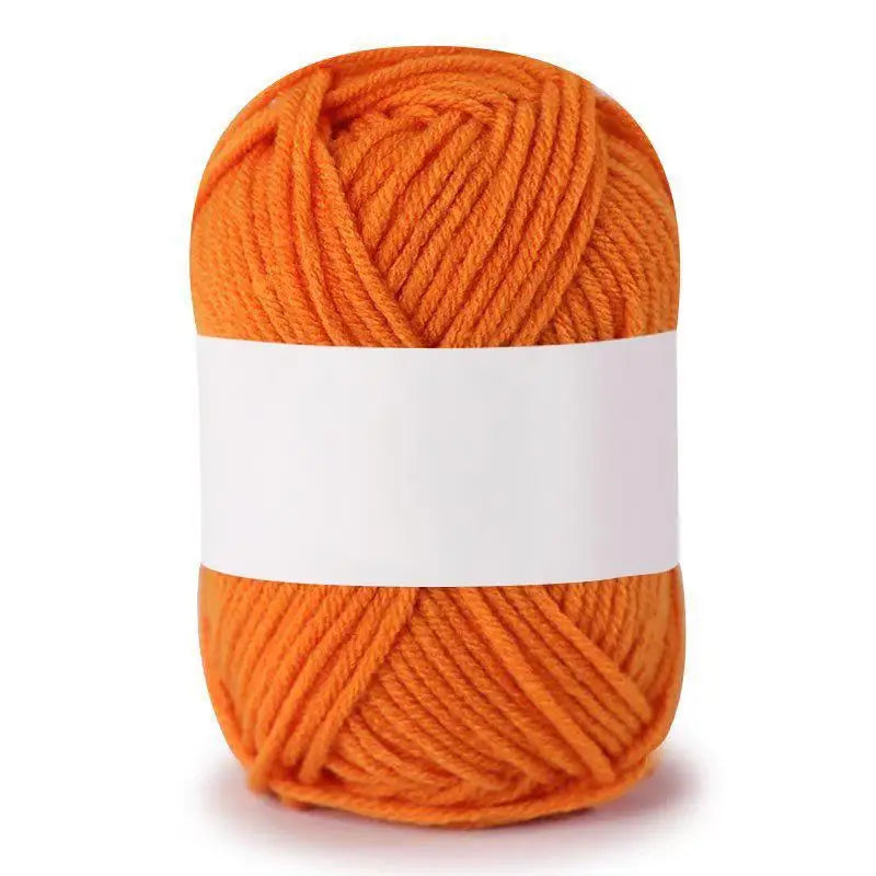Soft Milk Cotton Knitting Yarn – Anti-Pilling 4ply Yarn for Crochet & Knitting